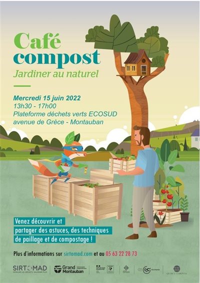 Café-Compost Plateforme Ecosud Montauban Mercredi 15 juin 13h30 à 17h