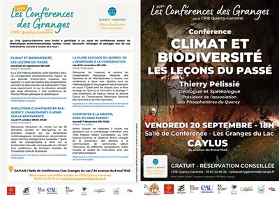 Les Conférences des Granges par le CPIE Quercy-Garonne