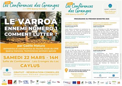 Conférences des granges 2025 - Dates du premier semestre !