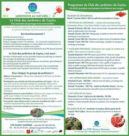 Programme 2023
