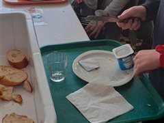 Diagnostic en zone de dérochage pour aide au tri en fin de repas