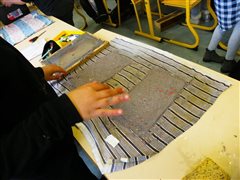 Fabrication feuille paier recyclé