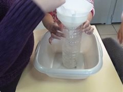 Expérience d'épuration de l'eau