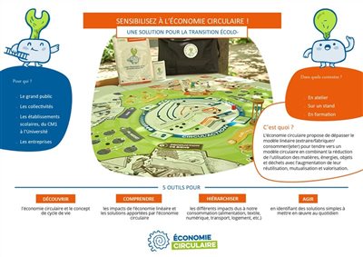 Sensibiliser à l'Economie Circulaire ; Un kit pédagogique économie circulaire disponible en Occitanie