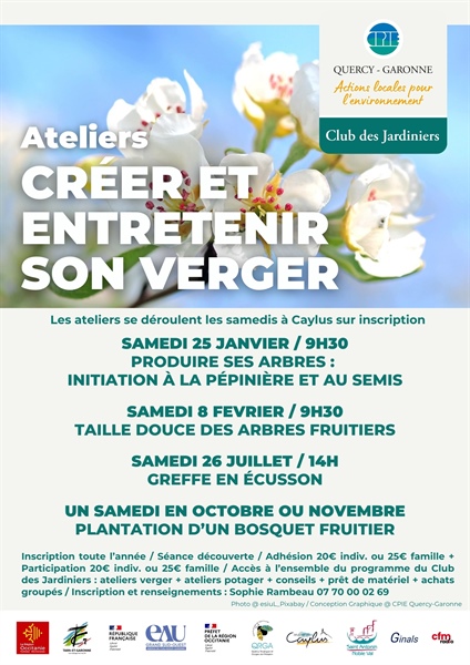 Club des Jardiniers - Greffe en écusson