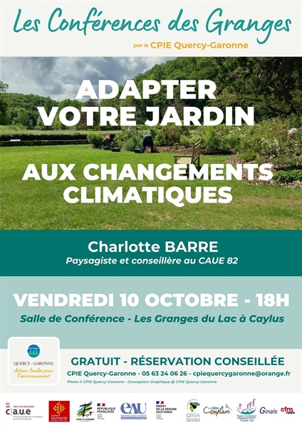 Conférence « Adapter votre jardin aux changements climatiques »