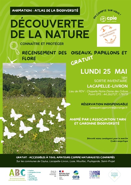 Sortie Inventaire Oiseaux, papillons et Flore