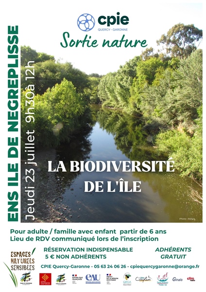 Sortie nature ENS île de Nègrepelisse