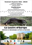 Soirée conférence/débat « La Loutre d’Europe : habitats et dynamique en Tarn et Garonne » à Montauban